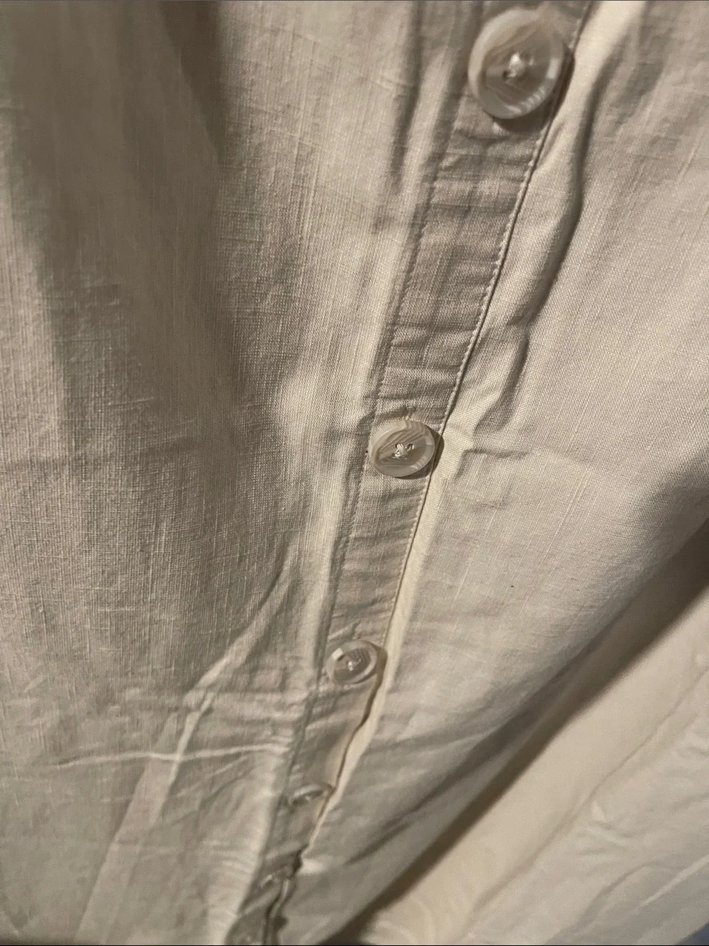 Ava & Viv Cream Button-Front Chino Maxi Skirt 3X NEW